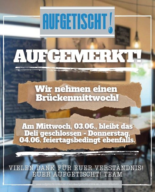 03.06.2026 ° Brückentag