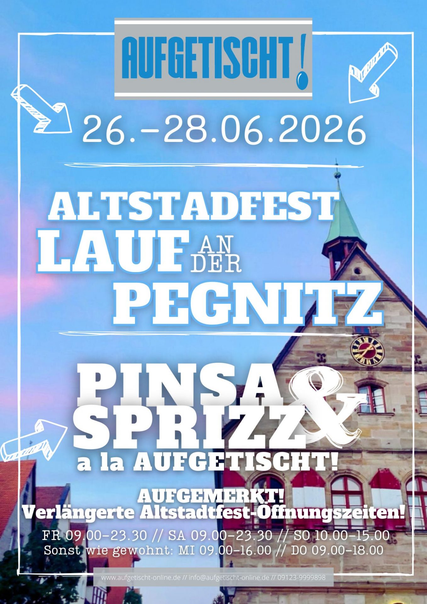 26. ,27. und 28.06.2026 ° Altstadtfest LAUF